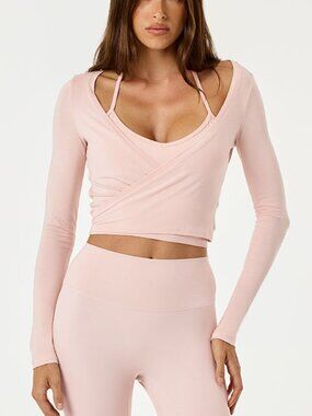 CSB Ballet Wrap Top - Blush - Size XS